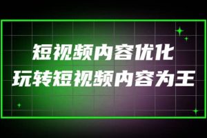 某收费培训：短视频内容优化，玩转短视频内容为王（12节课）