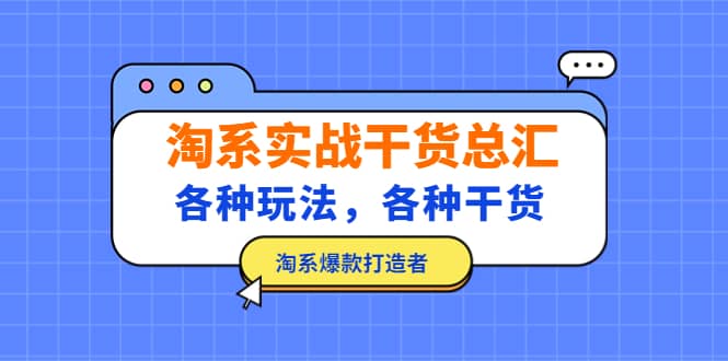 淘系实战干货总汇：各种玩法，各种干货，淘系爆款打造者插图