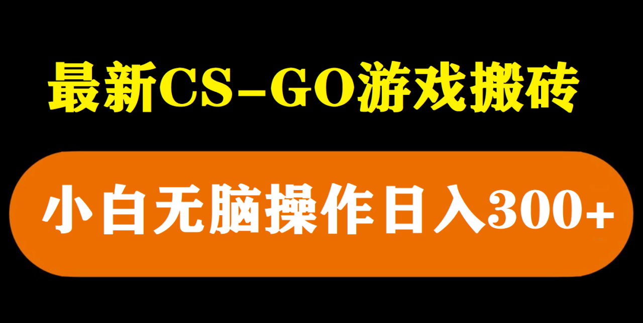 最新csgo游戏搬砖游戏，无需挂机小白无脑也能日入300插图