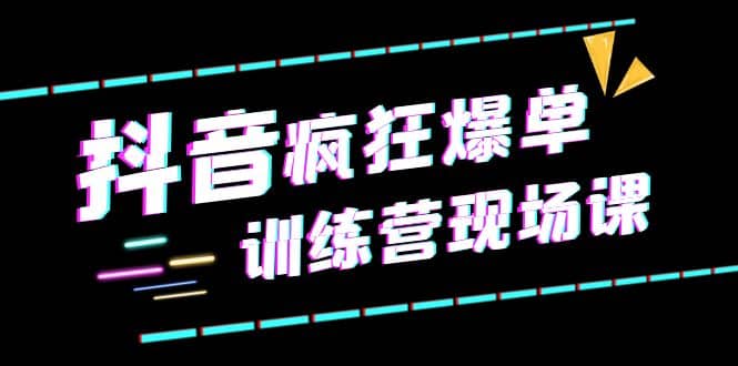 抖音短视频疯狂-爆单训练营现场课（新）直播带货 实战案例插图