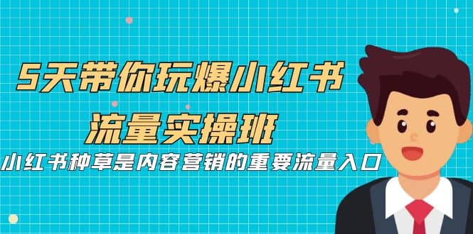 5天带你玩爆小红书流量实操班，小红书种草是内容营销的重要流量入口插图