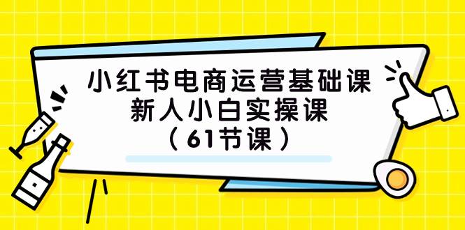 小红书电商运营基础课，新人小白实操课（61节课）插图