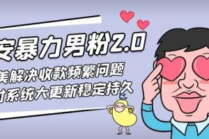 七安暴力男粉2.0 完美解决收款频繁问题 收付系统大更新稳定持久(教程 素材)