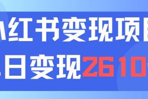 利用小红书卖资料单日引流150人当日变现2610元小白可实操（教程+资料）